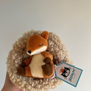 Jellycat Hibernating Fox NWT
